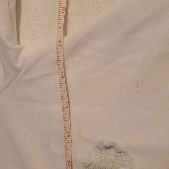 Lost Petal Linens White Short Sleeve Colorful Linen Flower Sz S Tunic Mini Dress - Picture 7 of 10